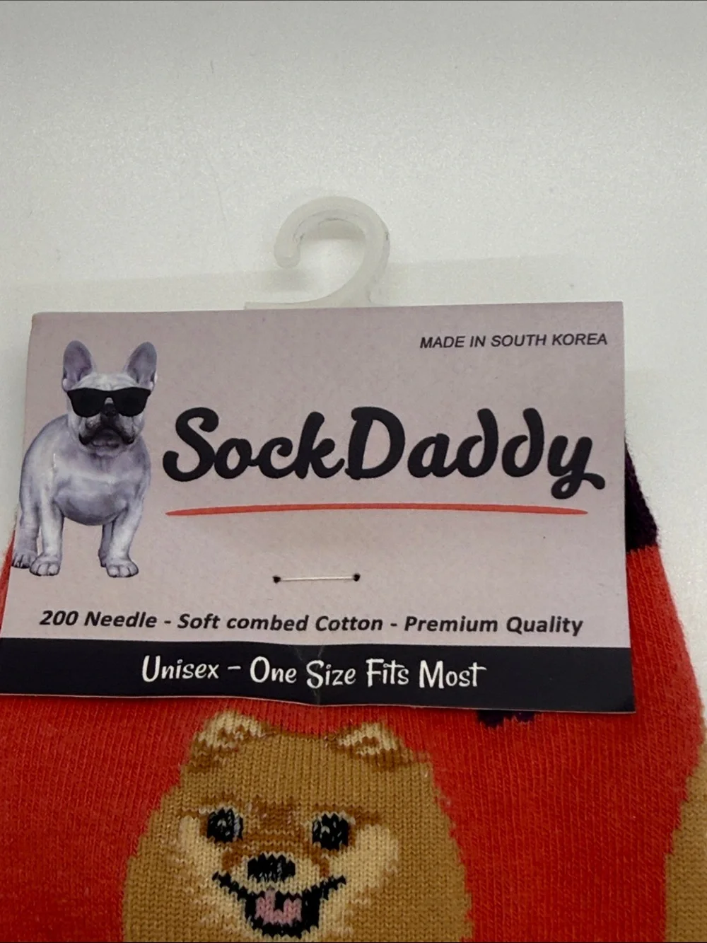Unisex Sock Daddy Pomeranian Love Socks One Size Fits Most NWT